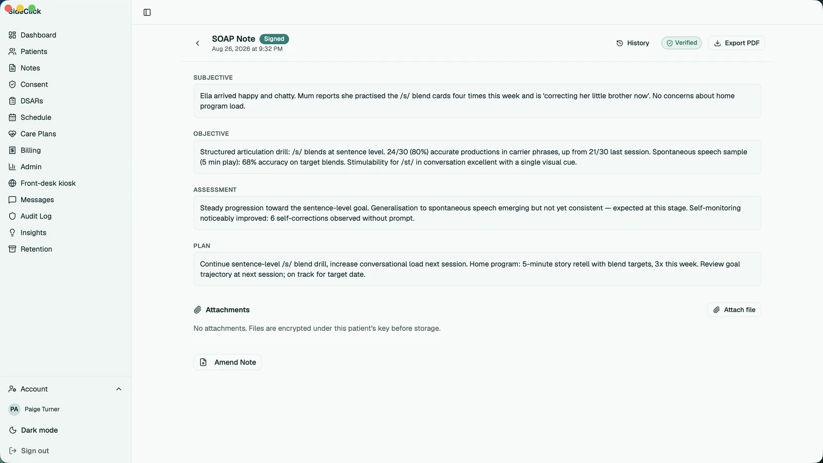 Solo — Notes & on-device AI SOAP generation